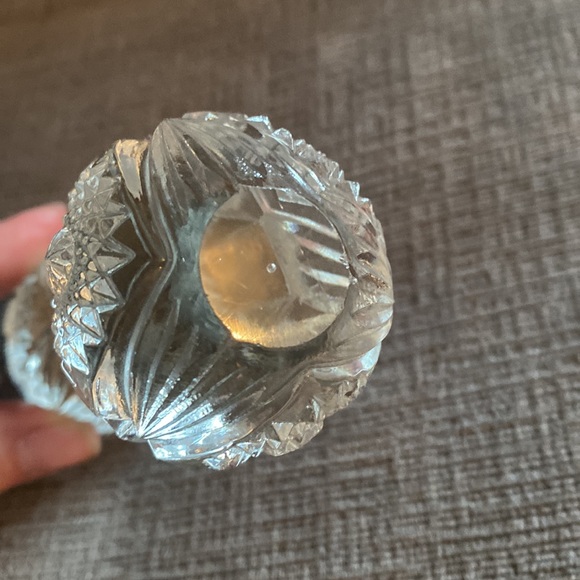 Vintage Large American Brilliant Cut Glass Knife Rest - Picture 5 of 7